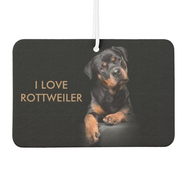 Ambientador Rectangle Air Rottweiler (Anverso)