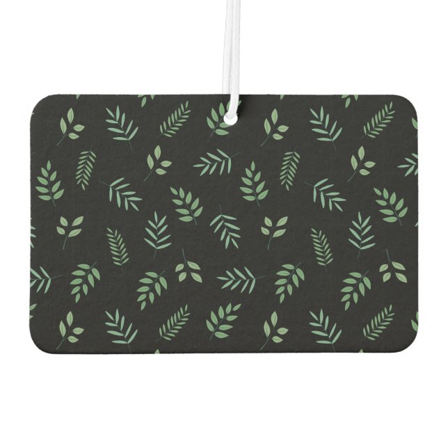 Ambientador Rectángulo paisajístico con patrones botánicos (Reverso)