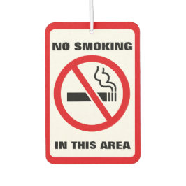 Ambientador Red and White No Smoking