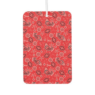 Ambientador Red Bandana Heart Car Gift Fun Air Freshener