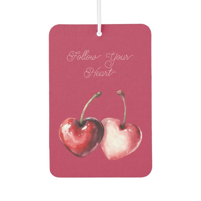 Ambientador Red Cherry Hearts (Anverso)