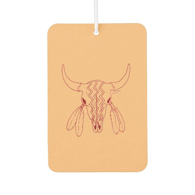 Ambientador Red Ghost Dance Buffalo line tan air freshener (Anverso)