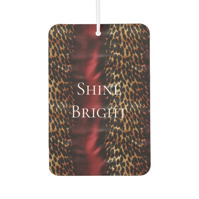 Ambientador Red Gold Faux Southwest Cowgirl Piel de vaca (Anverso)