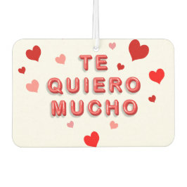 Ambientador Red Heart Confetti Te Quiero Mucho 3d Letters