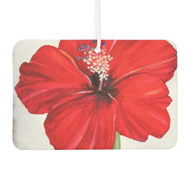 Ambientador Red Hibiscus Air Freshener (Anverso)