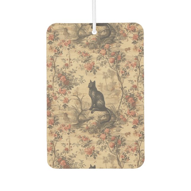 Ambientador Red Toile Chinoiserie Cat Damask (Anverso)