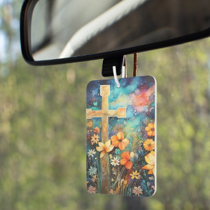Ambientador Refrescar tu espacio con fe: Cruz cristiana