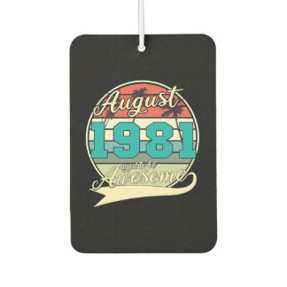 Ambientador Regalo de la época de agosto de 1981
