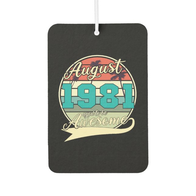 Ambientador Regalo de la época de agosto de 1981 (Anverso)