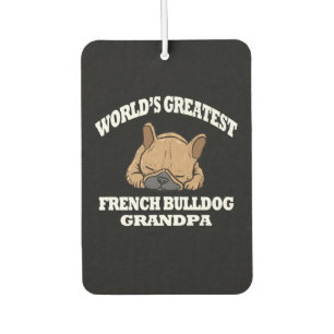 Ambientador Regalo de perro El mayor abuelo de Bulldog franc