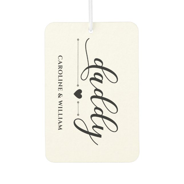 Ambientador Regalo del Día del Padre para el amor de papá (Anverso)