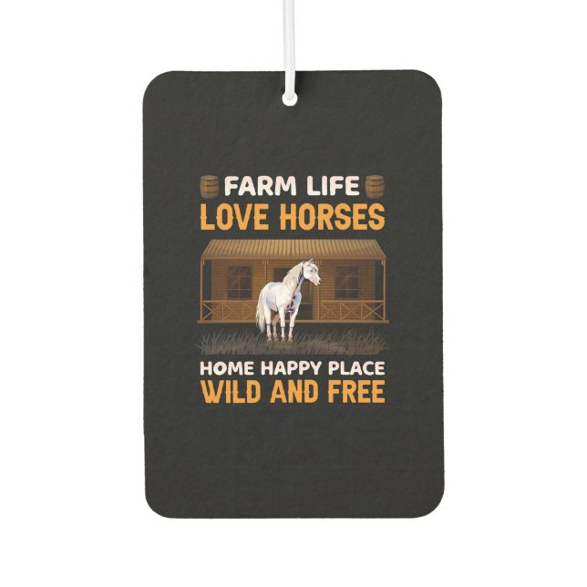 Ambientador Regalo ecuestre | Caballos de amor para la vida de (Anverso)