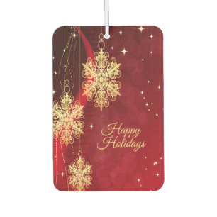Ambientador Regalo Fiesta de navidades Rojo Vacaciones de copo