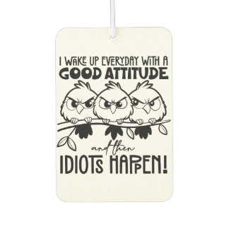 Ambientador Regalos de citas divertidas de pájaros para idiota
