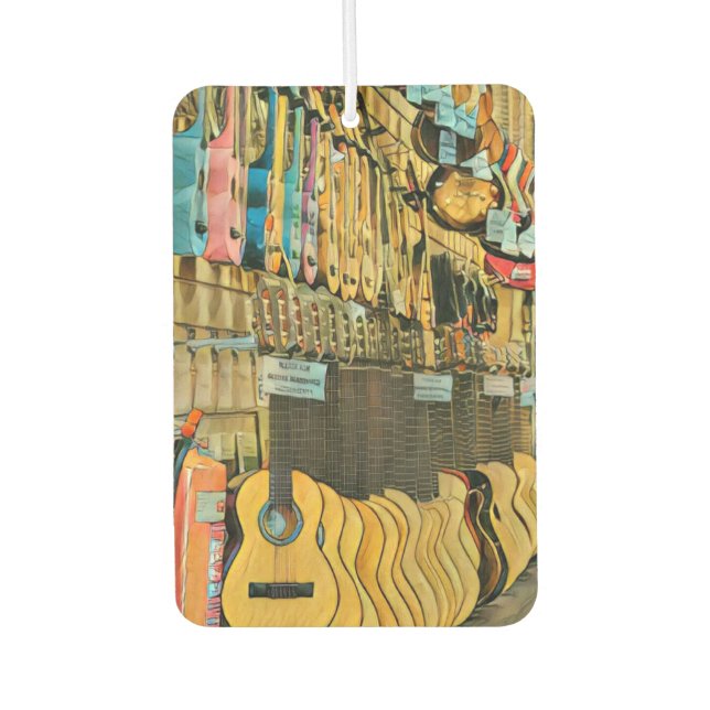 Ambientador Regalos de guitarrista de Guay (Anverso)