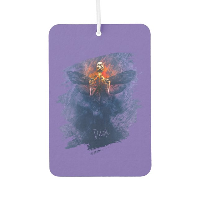 Ambientador Renacimiento. Esqueleto con alas levantándose (Anverso)