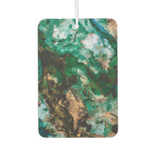 Ambientador Resumen de Geode de Cristal Verde Moss Agate
