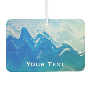 Ambientador Resumen moderno arte del océano azul personalizado