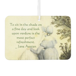 Ambientador Retrato de Jane Austen + cita