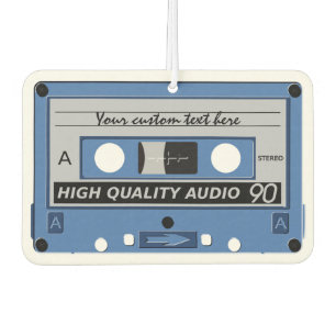 Ambientador Retro Casette Tape personalizado air Fresner