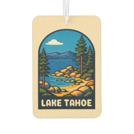 Ambientador Retro Vintage Travel Lake Tahoe California Scenic