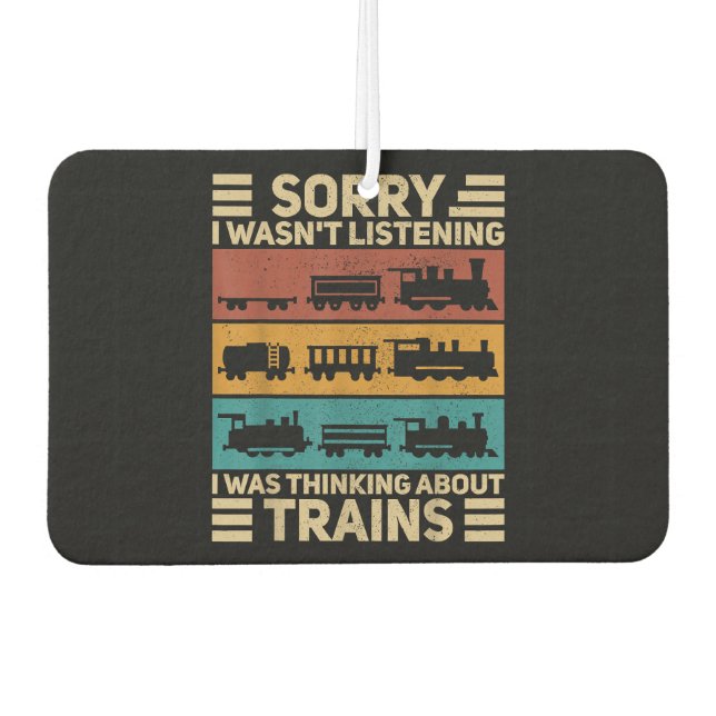 Ambientador Retro Wagon Train Lover Modelo Conductor Ferroviar (Anverso)
