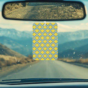 Ambientador Rojo azul amarillo y bebé, Entramado, Quatrefoil