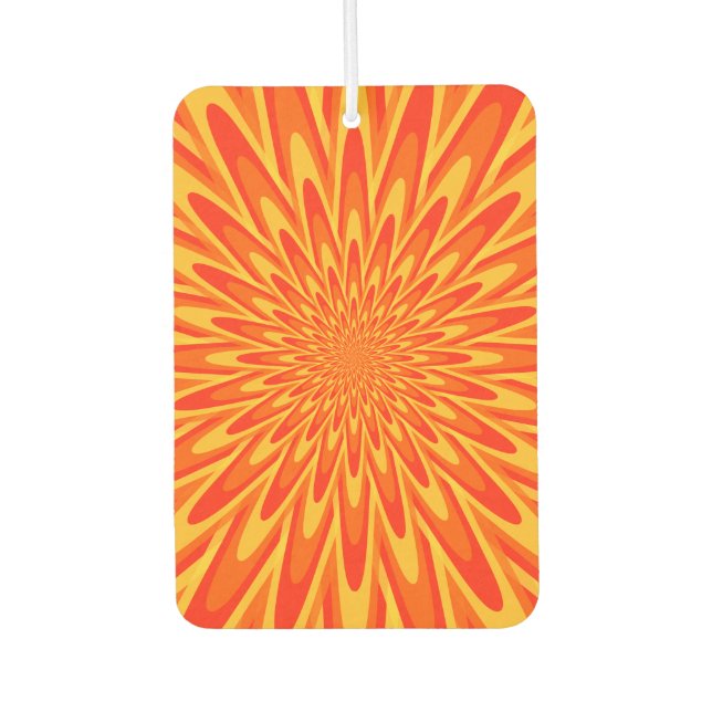 Ambientador Rojo, Naranja, Amarillo Bursting Pattern Aire Fres (Anverso)