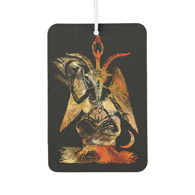 Ambientador Rojo y negro de Baphomet (Anverso)