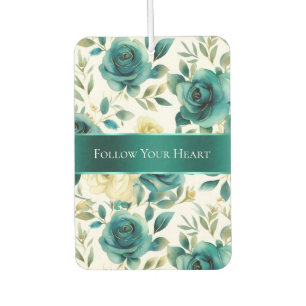 Ambientador Romántica Rosa Floral Verde Crema Azulada