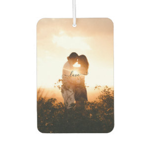 Ambientador Romántico guión de amor a foto de 2 Personalizados