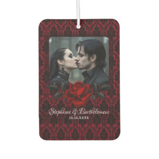 Ambientador Rosa Damasco Roja Gótica Personalizada