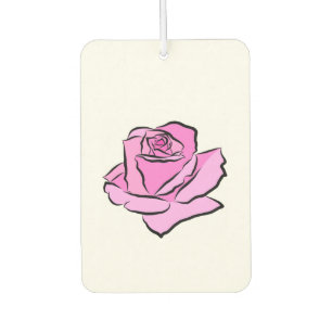 Ambientador Rosa Rosa Pintada Petales rosados Sombras Espesor
