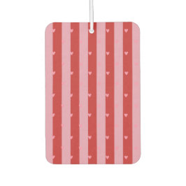Ambientador Rosa y rojo, corazones rayados