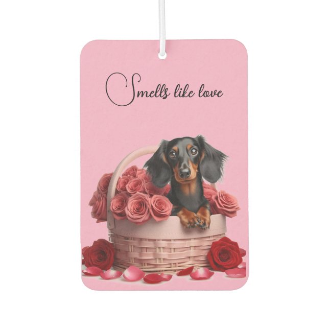 Ambientador Rosas Dachshund (Anverso)