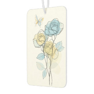 Ambientador Rosas en Arte de Línea Pastel