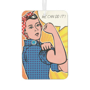 Ambientador Rosie the Riveter We Can Do It Retro Vintage