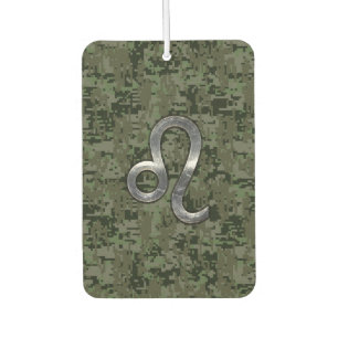 Ambientador Rótulo Leo Zodiac en camo digital verde oliva