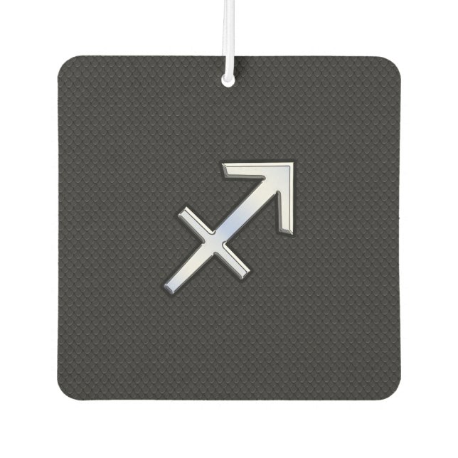 Ambientador Rótulo Sagittarius Zodiac moderno en piel de serpi (Anverso)