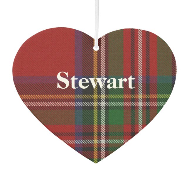 Ambientador Royal Stewart Tartan Plaid Air Freshener (Anverso)