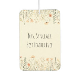 Ambientador Rubor Personalizado Flor Silvestre Mejor Profesora