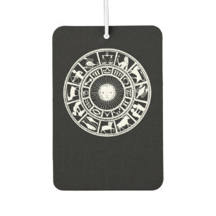 Ambientador Rueda zodiacal con símbolos del Sol y astrología
