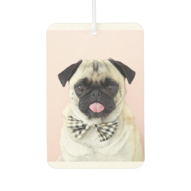 Ambientador Rupert The Pug Car Air Freshener (Anverso)