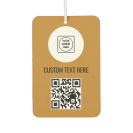 Ambientador Rustic Wildflower Custom Logo QR Code Promotion