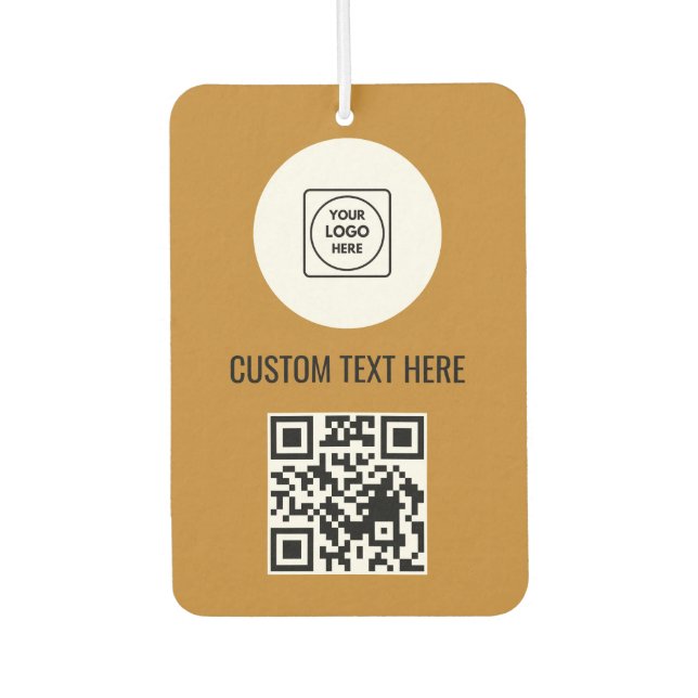 Ambientador Rustic Wildflower Custom Logo QR Code Promotion (Anverso)