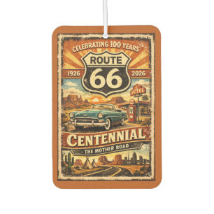Ambientador Ruta 66 Vintage Retro Centenario 100 Años