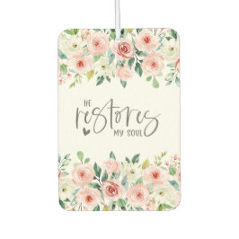 Ambientador Salmo 23:3 Restaura mi versión de la Biblia del Al