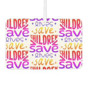 Ambientador Salven niños, salven vidas