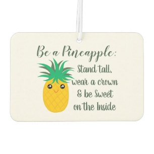 Ambientador Ser una cita motivacional Inspiradora de piña
