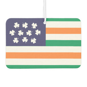 Ambientador Shamrock Bandera Americana Irlandesa